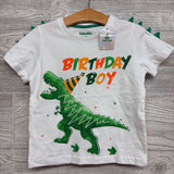 NEW Shirt Birthday Boy Dinosaur 2-3