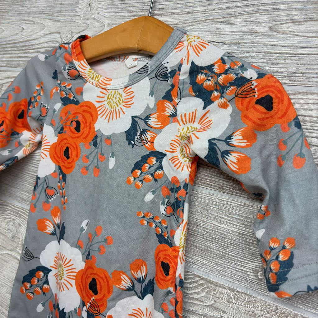 LS Outfit Flowers 3-6M
