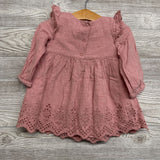 LS Dress Eyelet Flutter 12-18M