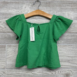 NEW Flutter Sleeve Shirt Bow 2T