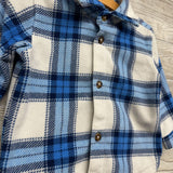 Plaid Fleece Button Up Shirt 18M
