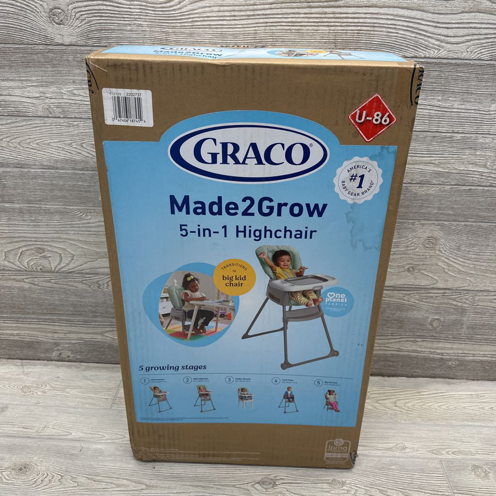 NEW Made 2 Grow 5 In 1 High Chair