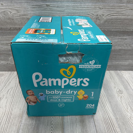 NEW 204 Ct Baby Dry Diapers