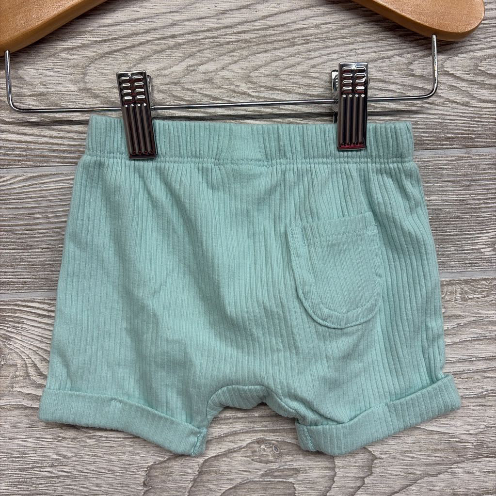 Ribbed Harem Shorts Buttons 6M