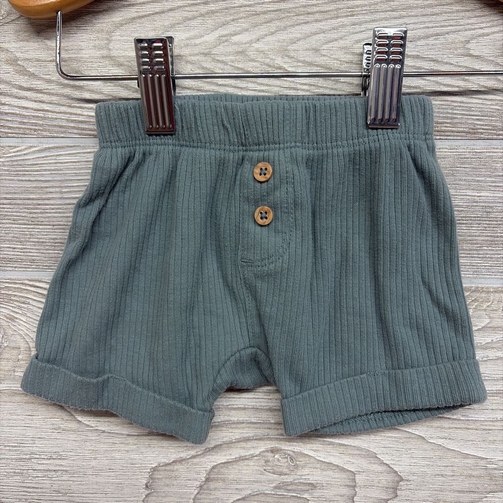 Ribbed Harem Shorts Buttons 6M
