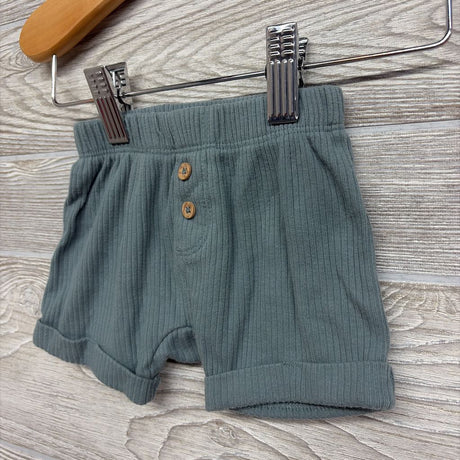 Ribbed Harem Shorts Buttons 6M