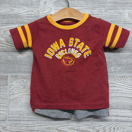 Shirt & Shorts ISU Cyclones Stripes 6-12M