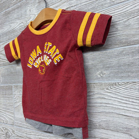 Shirt & Shorts ISU Cyclones Stripes 6-12M