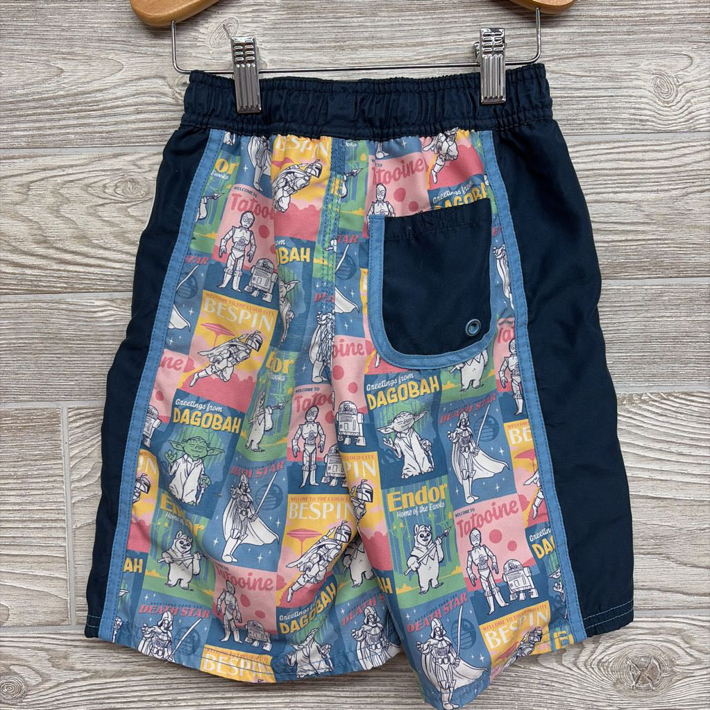 Swim Trunks Pastel Characters 7-8