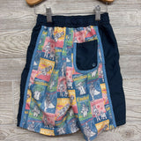 Swim Trunks Pastel Characters 7-8