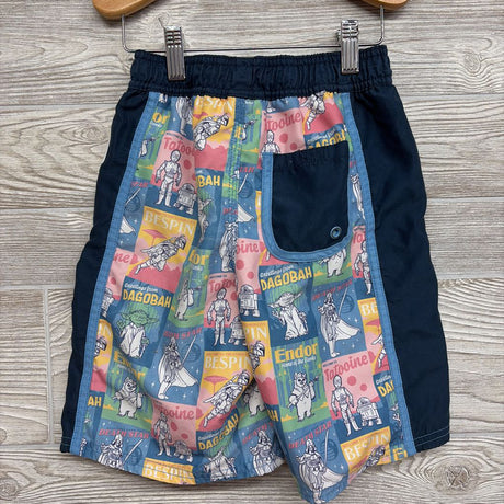 Swim Trunks Pastel Characters 7-8