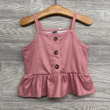 NEW Ribbed Peplum Tank Top 18-24M