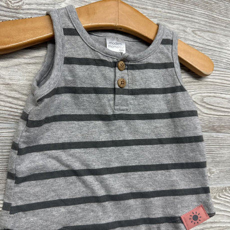 Henley Tank Top Stripes Sun 3-6M