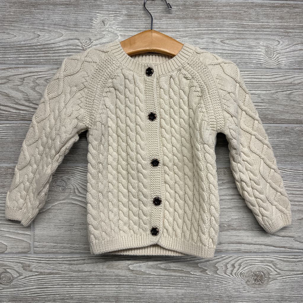 Cable Knit Sweater Cardigan 2T