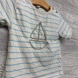 Shirt Stripes Sail Boat 24M