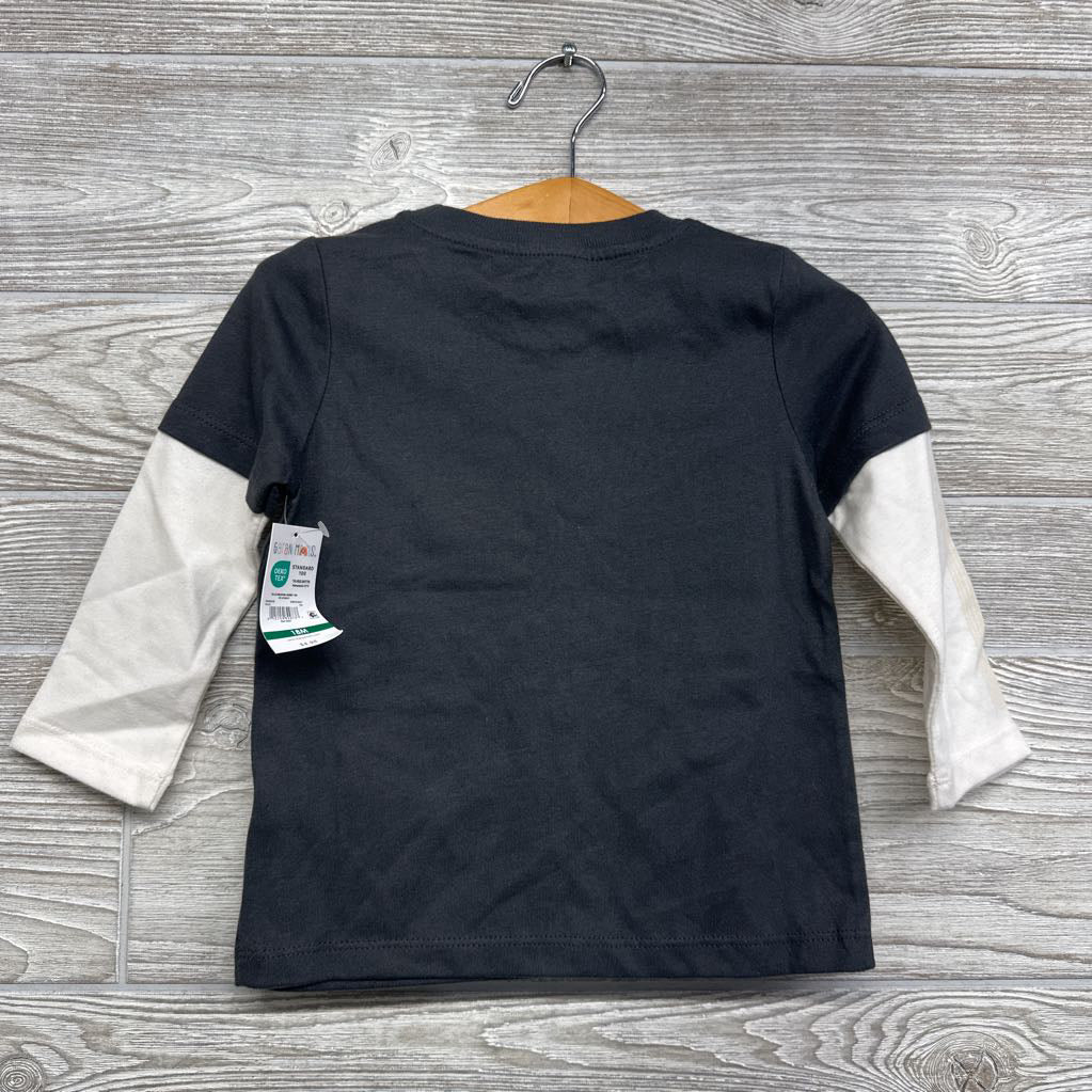 NEW LS Shirt Stomping Through Time 18M