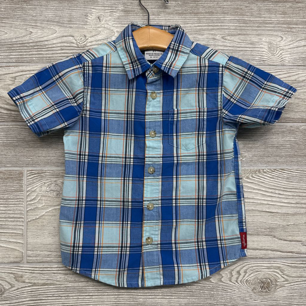 Plaid Button Up Shirt 3T