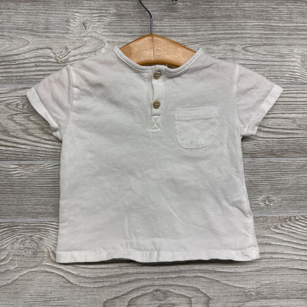 Henley Shirt Chest Pocket 6-9M