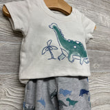 Bodysuit & French Terry Joggers Dinosaurs 6M