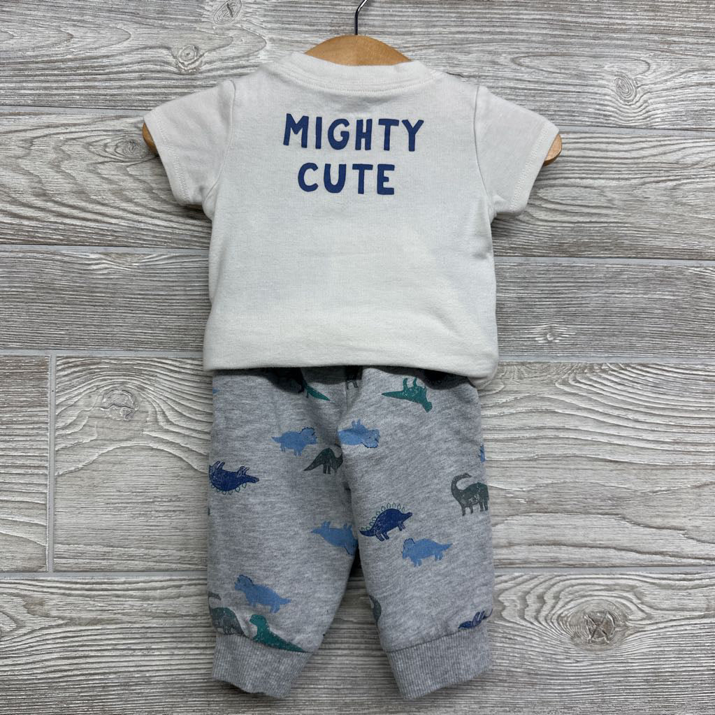 Bodysuit & French Terry Joggers Dinosaurs 6M