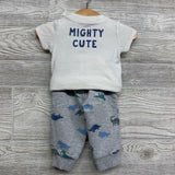 Bodysuit & French Terry Joggers Dinosaurs 6M