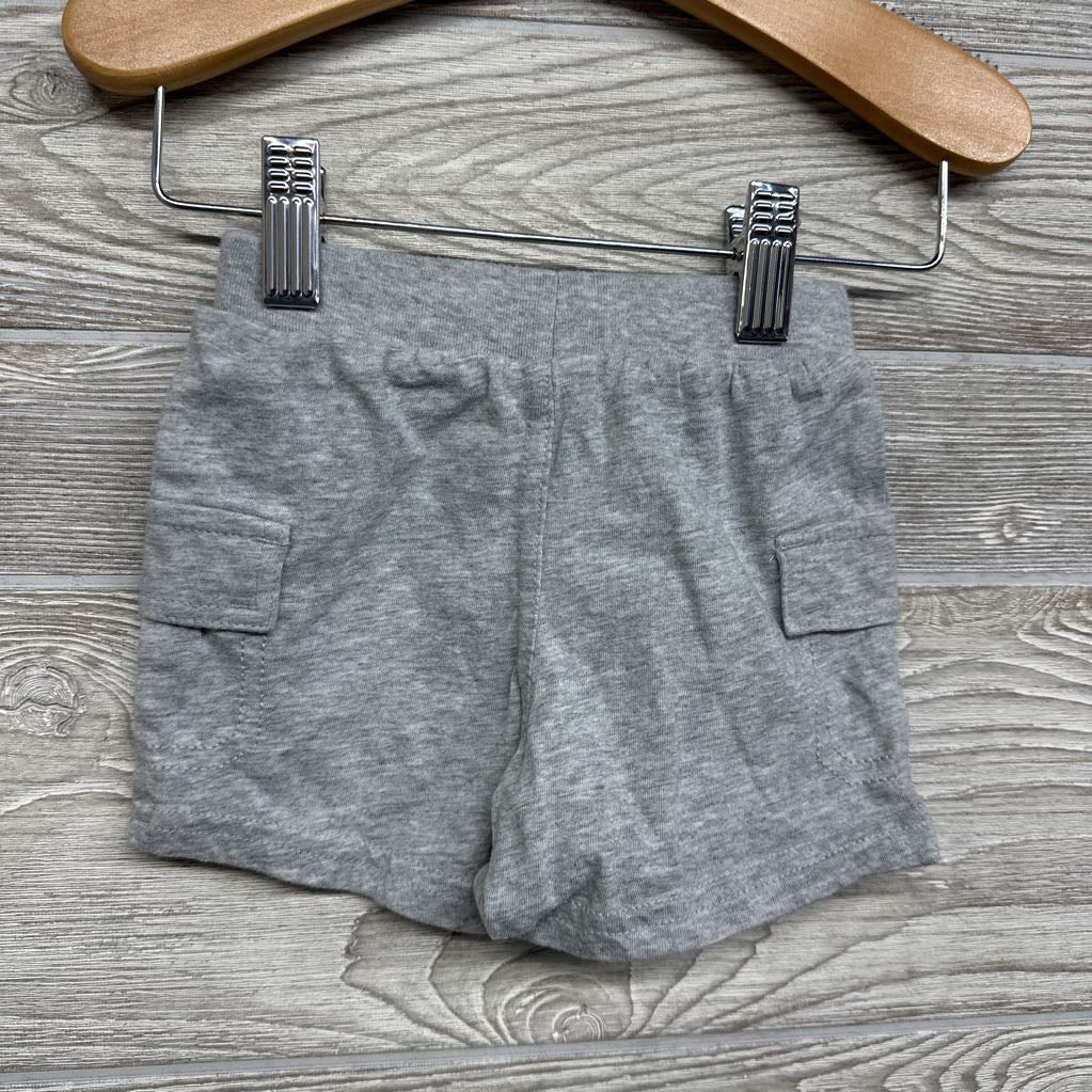 Jersey Cargo Shorts 3-6M