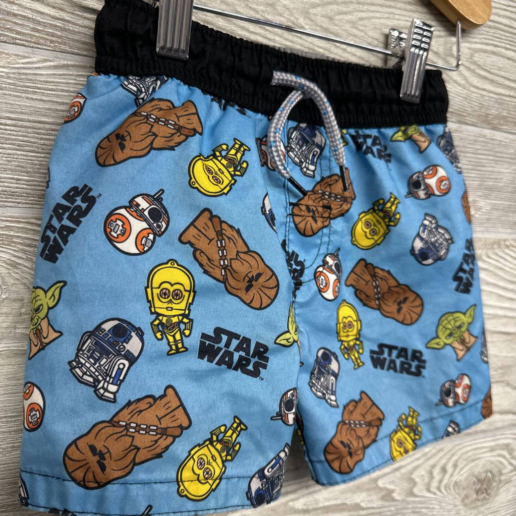 Drawstring Swim Trunks 2T