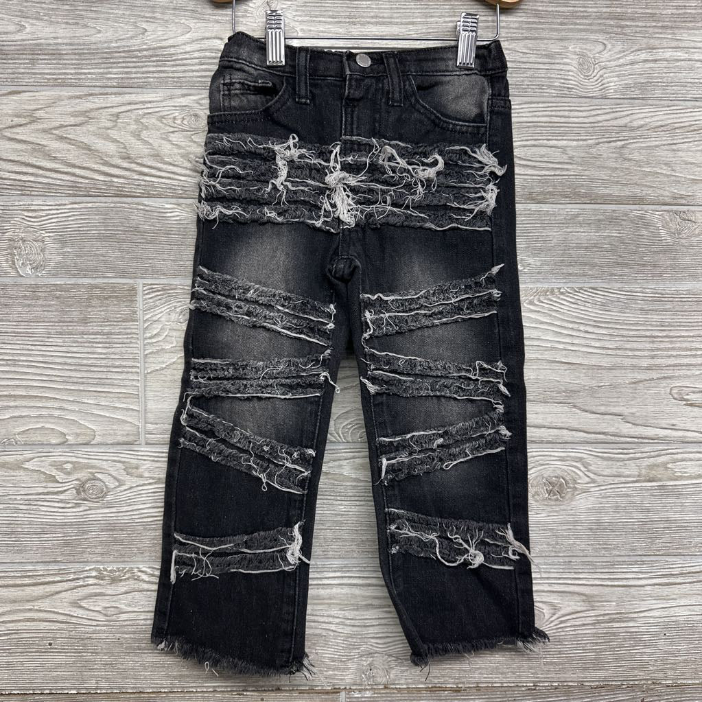 Distressed Jeans Frayed 4