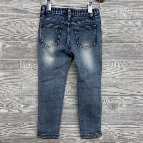 Distressed Skinny Jeans Flames 4