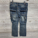 Distressed Cargo Jeans Frayed 4