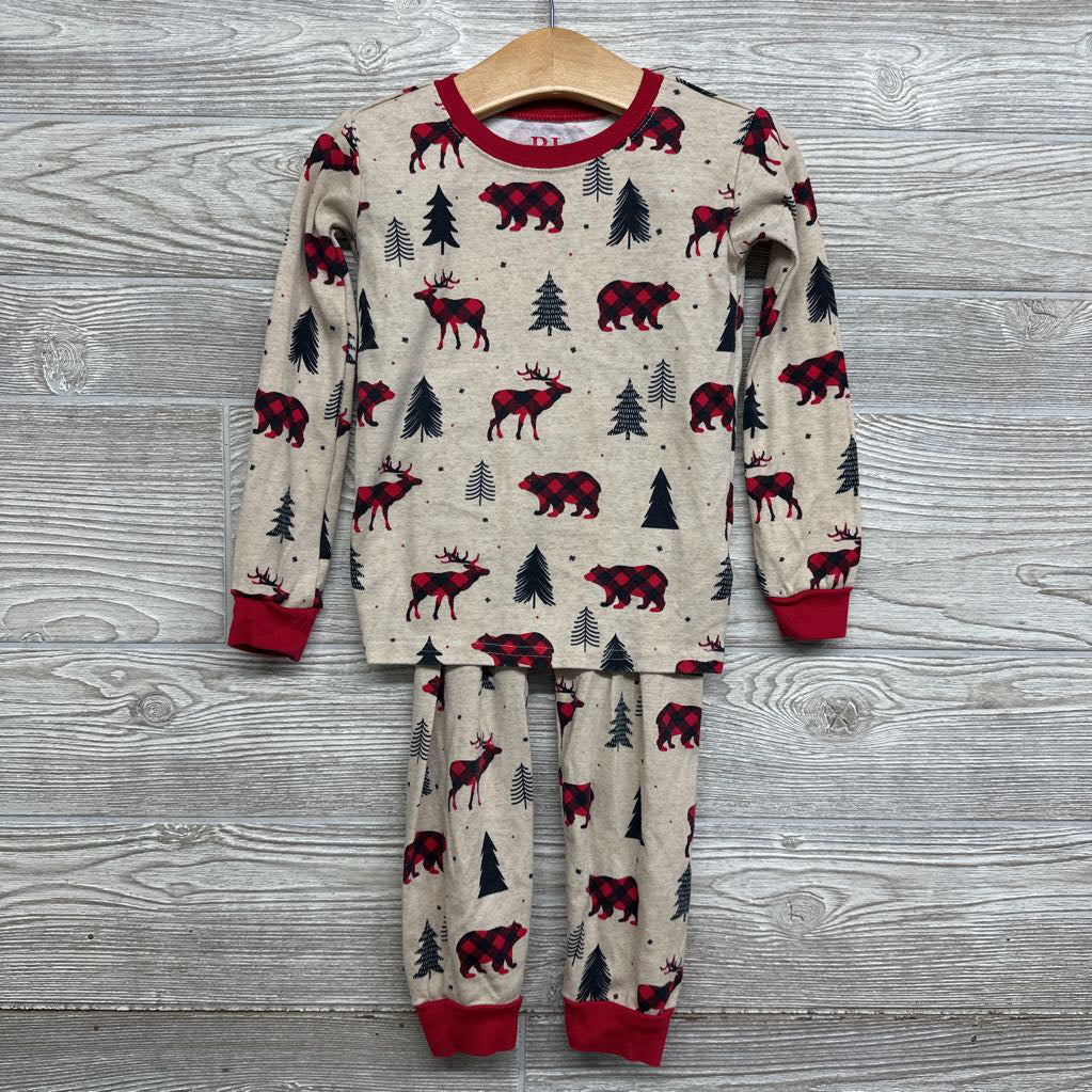 2 Pc LS PJs Moose Trees 4T