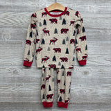 2 Pc LS PJs Moose Trees 4T