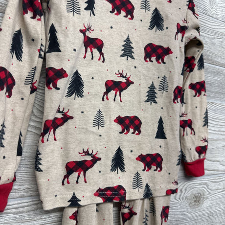2 Pc LS PJs Moose Trees 4T