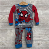 2 Pc LS PJs Spider Man 3T