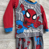 2 Pc LS PJs Spider Man 3T