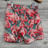 Drawstring Swim Trunks Flamingos 3T