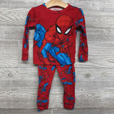 2 Pc LS PJs Spider Man 4T