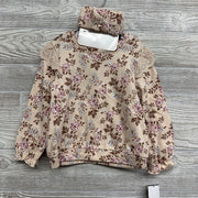 NEW Crewneck & Headwrap Flowers Eyelet Ruffle 2T