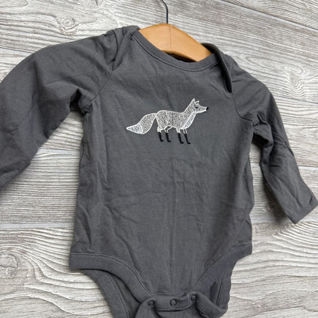 First Favorites LS Bodysuit Fox 0-3M