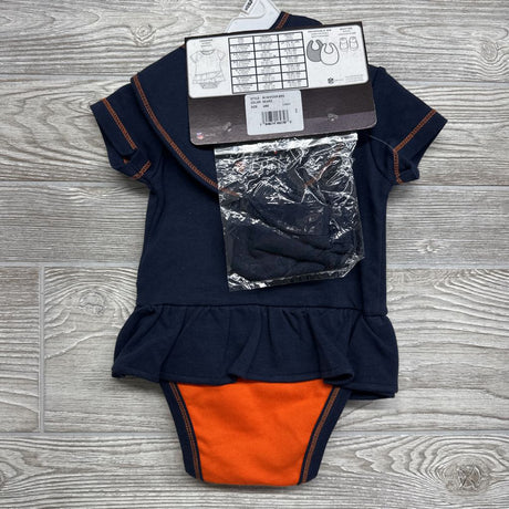 NEW Chicago Bears Love Dress, Bib & Bootie Set 6-9M