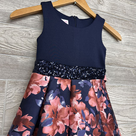 Tank Twirl Dress Flowers Sequins 6X