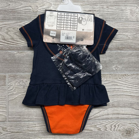 NEW Chicago Bears Love Dress, Bib & Bootie Set 3-6M