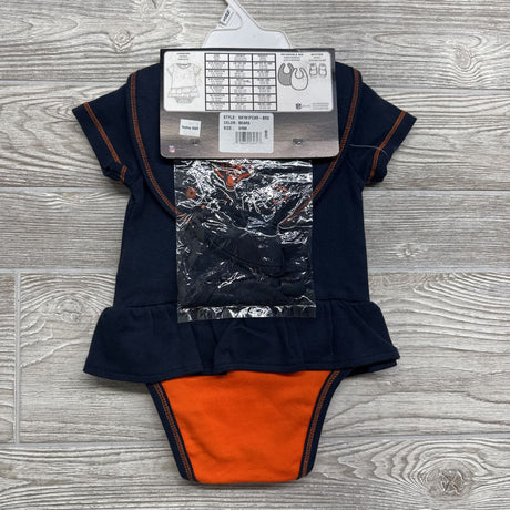 NEW Chicago Bears Love Dress, Bib & Bootie Set 3-6M