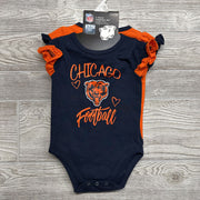 NEW 2 Pc Bodysuit Set Chicago Bears 3-6M