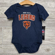 NEW Bodysuit Chicago Bears Born To Be A Legend 6-9M