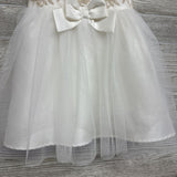 Tank Tulle Dress Embroidered Flowers Bow 4T