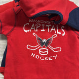 NEW 3 Pk Bodysuit Washington Nationals, Capitals, Wizards Teams 3-6M