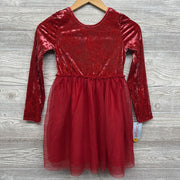 Crushed Velvet Dress Tulle Glitter Skirt 8