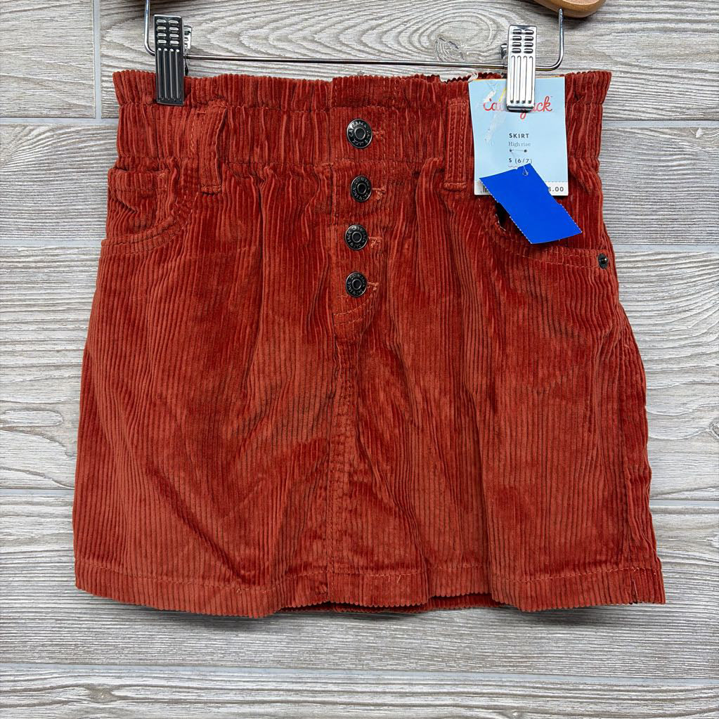 NEW High Rise Corduroy Skirt 6-7