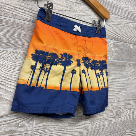 Swim Trunks Palm Trees 4T